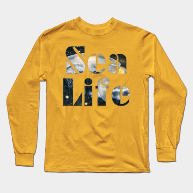 Sea Life Long Sleeve T-Shirt by afternoontees